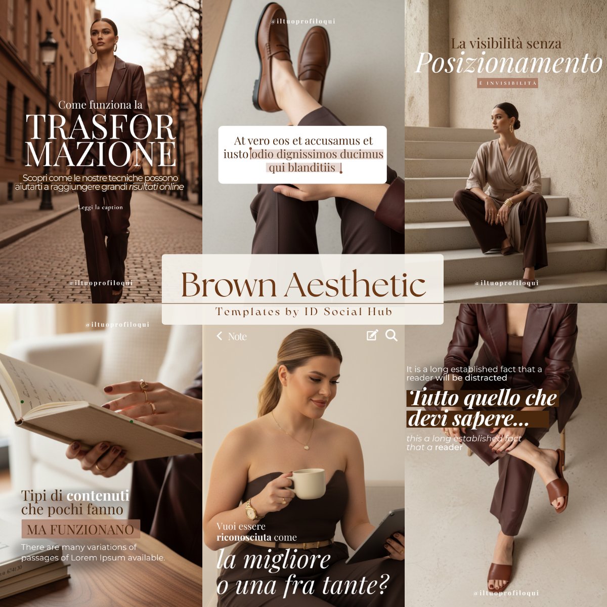 Brown Aesthetic Templates